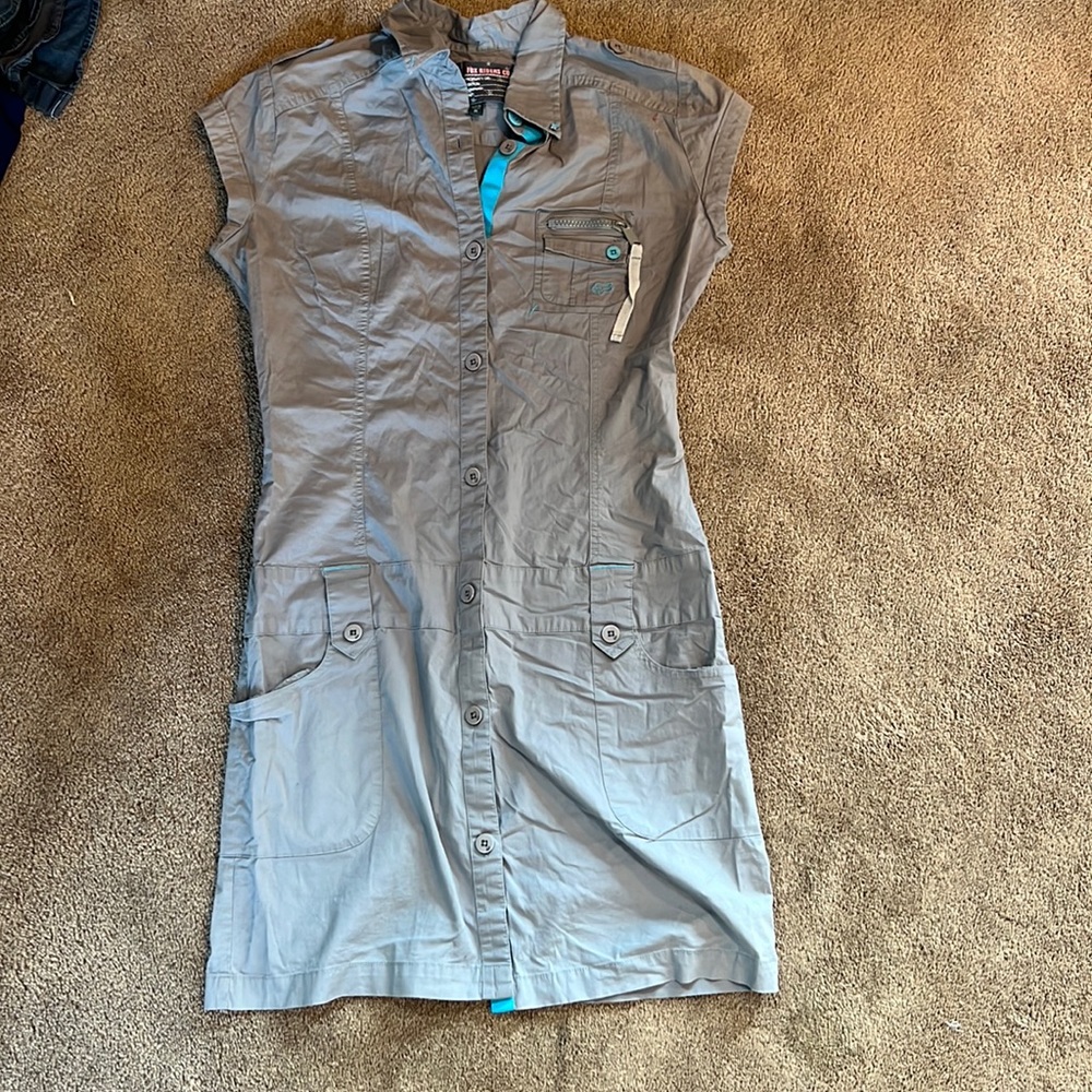 Women’s grey fox dress